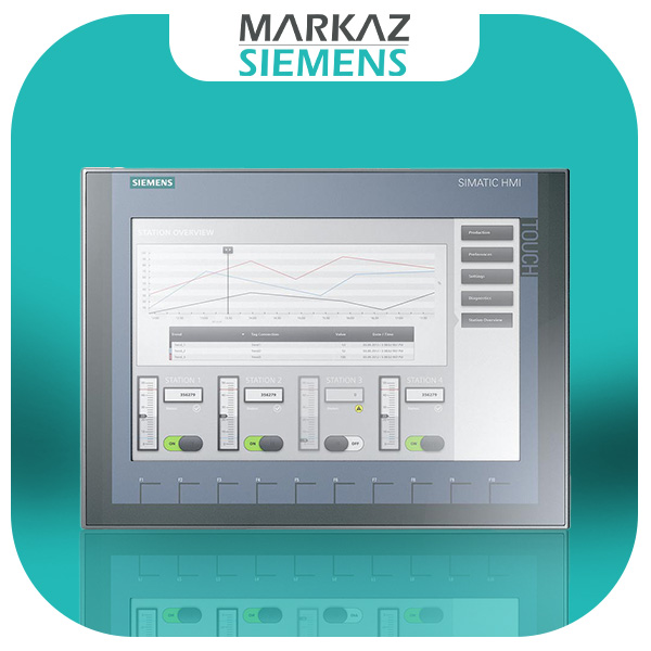 اچ ام آی زیمنس SIMATIC HMI, KTP1200 Basic 12  TFT display کدفنی 6AV2123-2MA03-0AX0