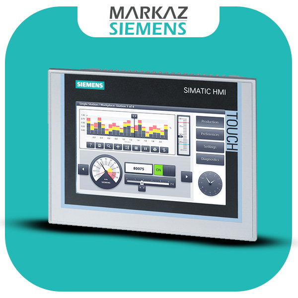 اچ ام آی زیمنس SIMATIC HMI TP700 Comfort 7  widescreen TFT display کدفنی 6AV2124-0GC01-0AX0